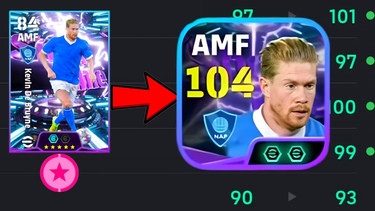 Кевин Де Брюйне, 104-й номер в рейтинге ЛУЧШИХ ТРЕНИРОВОЧНЫХ РУКОВОДСТВ по eFootball 2026 🥶🔥|| Тр...