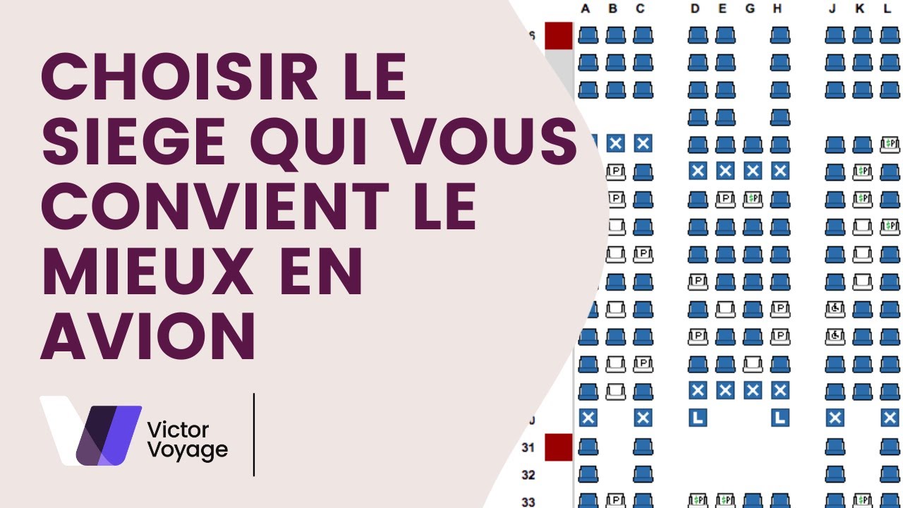 CHOISIR VOTRE SIEGE DANS L&rsquo;AVION | Victor Voyage