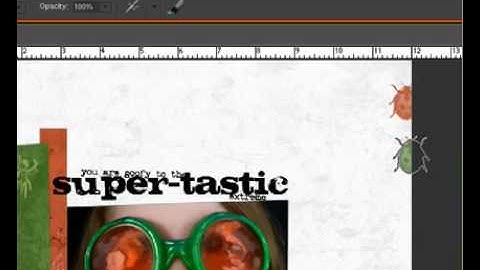 Digital Scrapbooking Tips and Tricks: Switching between the Brush and Eyedropper tools