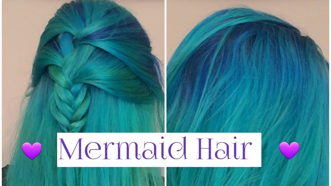 Blue and Purple Mermaid Hair Tutorial - wide 5