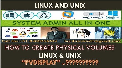 How to Create Physical Volume in Linux  Part 03
