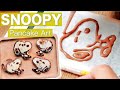 Snoopy鬆餅超簡單!不用火煎~畫一畫就完成了!SNOOPY PANCAKE ART!スヌーピーパンケーキ