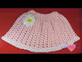 Falda para niña de 2-4 años/ crochet skirt for baby girl