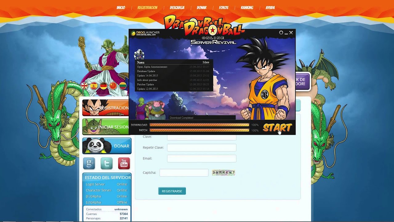 DRAGON BALL ONLINE DBO GLOBAL DESCARGAR INSTALACION EXPLICADO ESPAÑOL ...