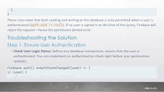 Resolving the Issue of Firebase DB Updates Only Working in Debug Mode
