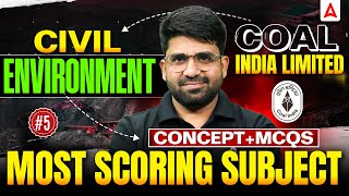 Coal India MT 2026 Environment Engineering | Concept + MCQs #5 | Most Scoring 🔥