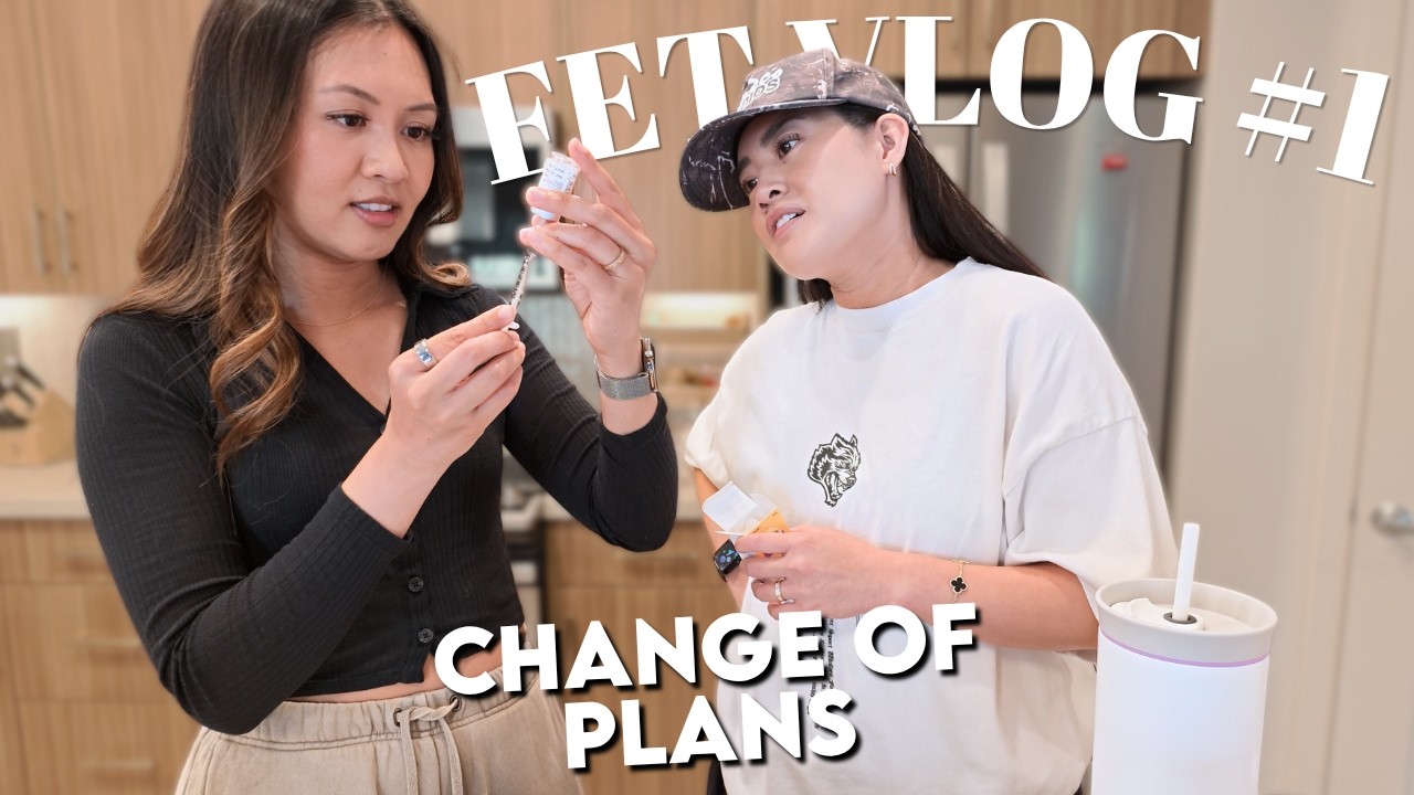 Our Reciprocal IVF Journey Begins | FET Vlog Part 1