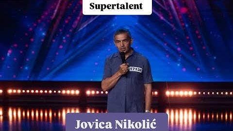 Supertalent - Jovica Nikolić (pričanje na isto slovo)