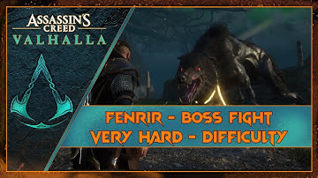 Binding Fate - Fenrir Great Wolf | Boss Fight | AC Valhalla | Very Hard Difficulty | RTX 2070