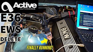 Active Autowerke tune brings the E36 back to life. EWS delete + DME tuning. Death kart build part 9