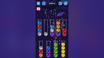 Ball Sort Puzzle - Level 16 | Mokshith Thirumala Gameplay | (iOS Android Game) #mokshith #games