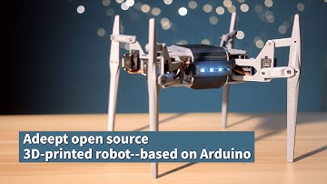 Adeept open source 3D printed robot  based on Arduino