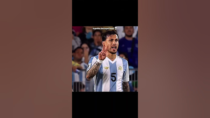 Argentina DESTROYS Brazil 4-1 Players MOCK Brazil After Win!  #ArgentinaVsBrazil #WorldCupQualifiers