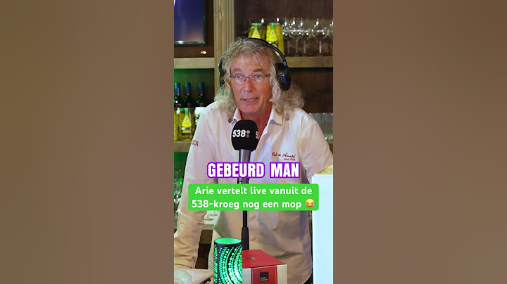 Arie vertelt live vanuit de 538-kroeg een mop! 😂🐓🐮 | #538 #Shorts