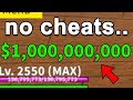 I got 1 billion money in blox fruits