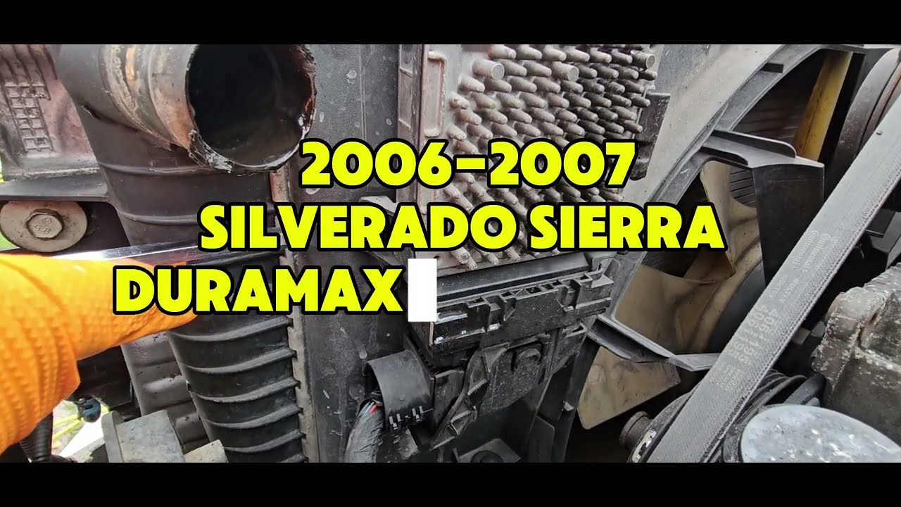 2006 to 2007 Sierra Silverado Duramax diesel TCM removal. - YouTube