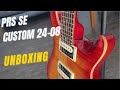 PRS SE Custom 24 08 Vintage Sunburst Unboxing - NO TALKING!