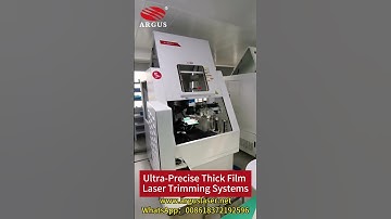 Precise Thick Film Laser Trimming Systems#lasertrimming #lasertechnology #thickfilm #industriallaser