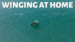 WING FOILING AT HOME!