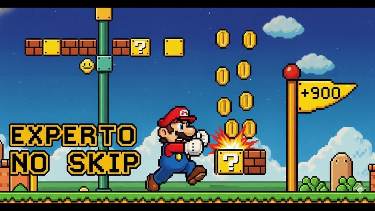 Más de 900 Niveles EXPERTO NO SKIP | Super Mario Maker 2