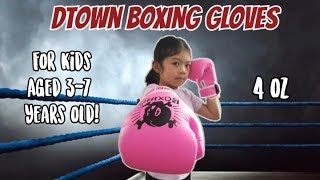 DTOWN BOXING GLOVES REVIEW | Boxing Gloves for Kids Ages 3-7 Years Old