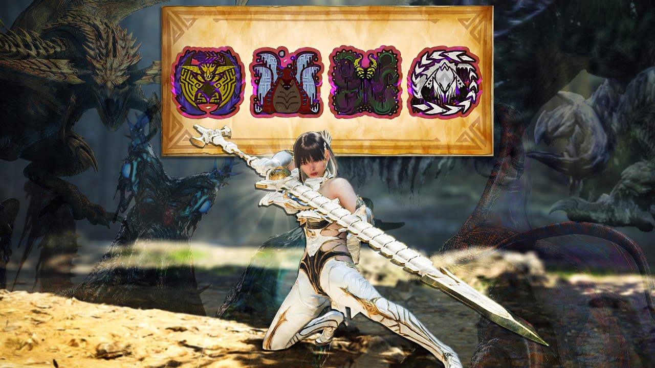 Longsword Destroys 4 Arch Tempered Monsters in MHWilds