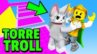 Thumbnail for TROLLEO a MIS AMIGOS en la TORRE TROLL de ABRAZOS 🤣 HUG TROLL TOWER ROBLOX