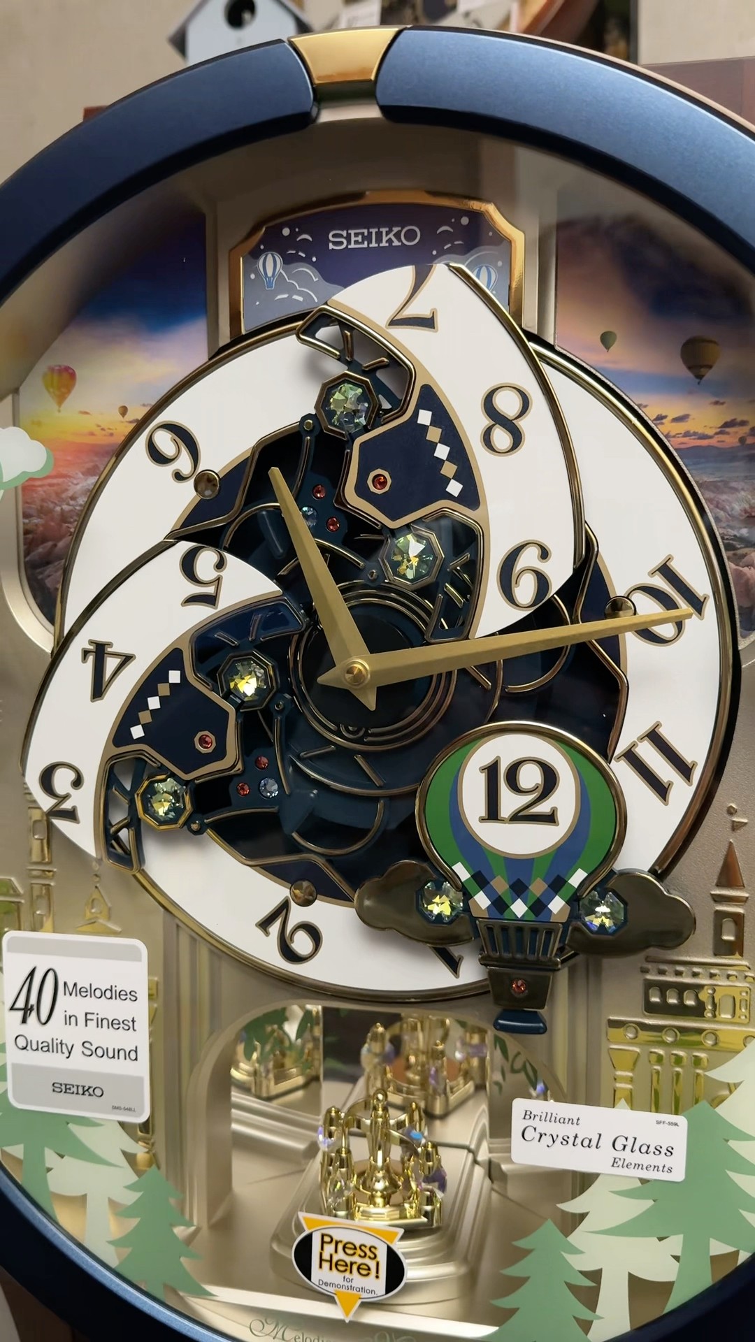 Dance Of The Hours” | SEIKO QXM398LRH “Blue Pine Fantasy” Melodies