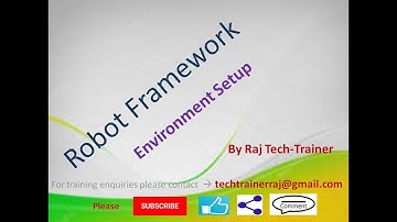 Robot Framework Tutorial - Python - Selenium (Part-1) : Python, Robot Framework Installation