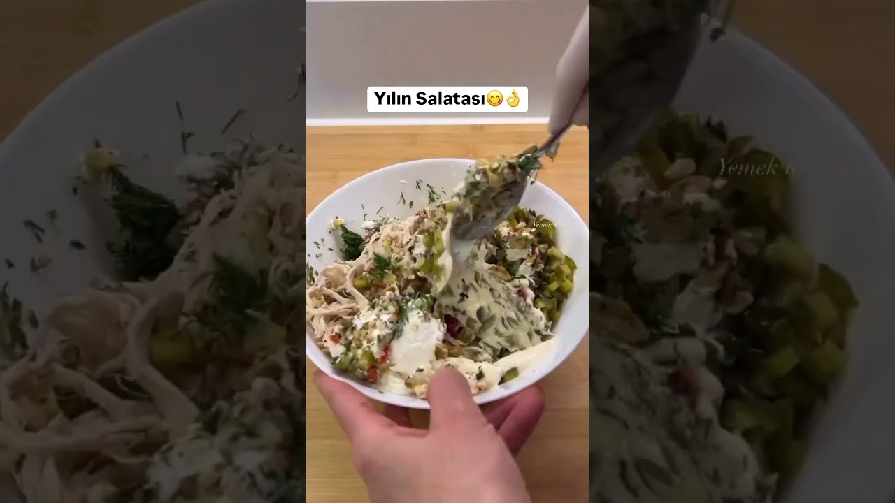 Külahta Tavuklu Salata. #yemektarifleri #pratikyemektarifleri #shorts Külahta Tavuklu Salata. #yemektarifleri #pratikyemektarifleri #shorts