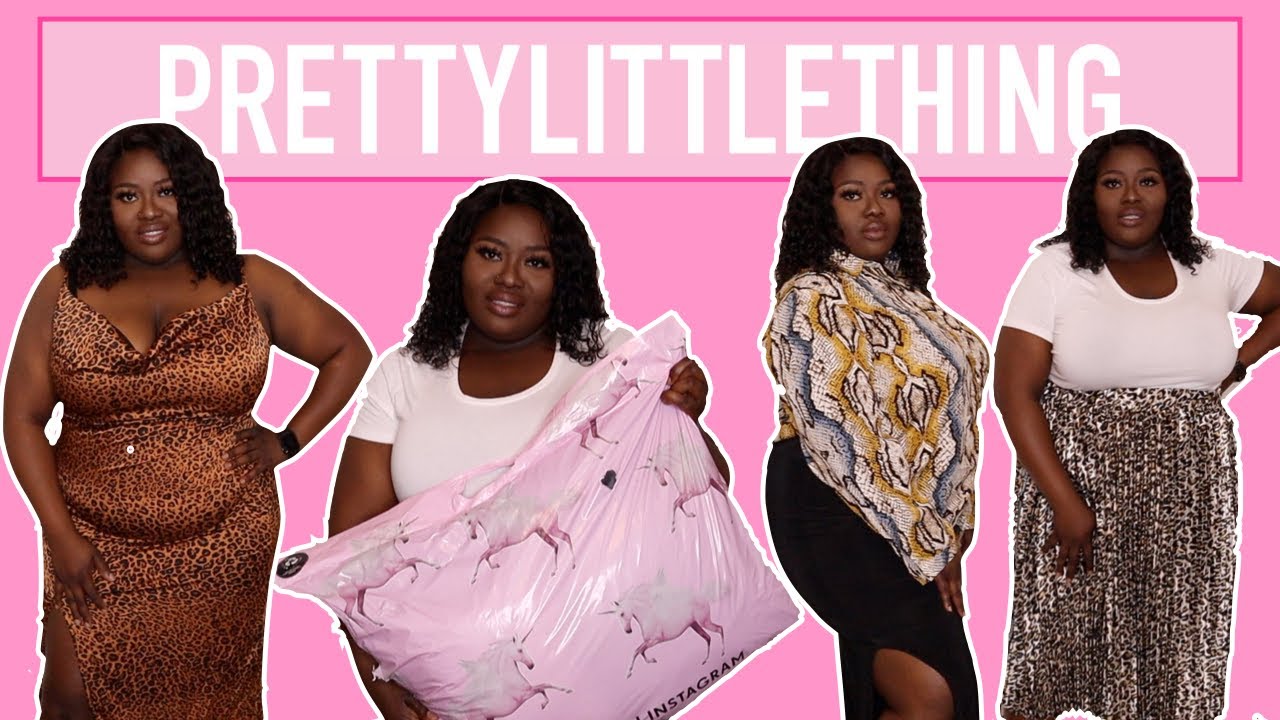 PRETTY LITTLE THING PLUS SIZE HAUL | SIZE 18 - YouTube