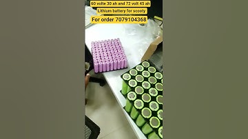 🔋 60V 30Ah & 72V 45Ah Lithium Battery Pack Ready | High Performance Electric Scooter Battery 🔋