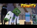 TRINITY - BOTTLE FLIP CHALLENGE [Minecraft Animation]