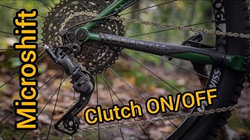 Microshift ADVENT 1X9 Clutch ON\OFF #advent