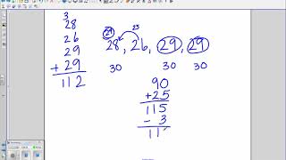 Grade 4 Lesson 17 Adding Columns of Numbers With Regrouping
