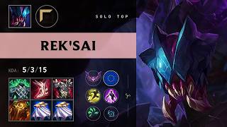 Rek Sai Top vs Lee Sin - EUW Master Patch 26 15
