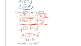 Solve Radical Equations w/ 2 Square Root Wealth