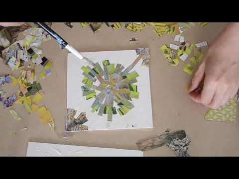 Vidéo: Collage De Papier Du Louvre Déchiqueté