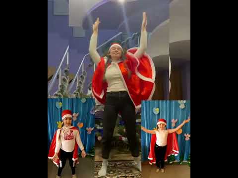 Новорічний флешмоб Різдвяні веселощі від вихованців гуртка Хореографія