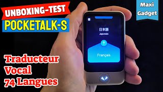 Pocketalk S: Test Traducteur Vocal 74 Langues + Concours