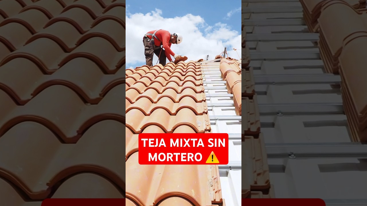 ASÍ SE INSTALA LA TEJA MIXTA SIN MORTERO EN SISTEMA VENTILADO