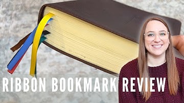 📖Never Lose Your Place Again! 3-Piece Ribbon Bookmark Set Review🌈🔖