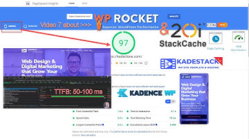 Video 7 Kadestack optimization CDN and cache improvements with WP Rocket and OMGF
