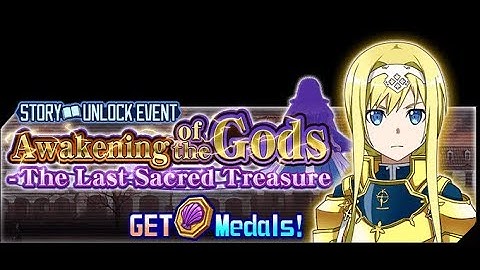 Sword art online memory defrag - Awakening of the Gods - The Last Sacred Treasure event full story