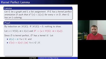 Graph Theory 3-3: List Edge Coloring