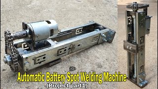 Project Automatic Battery Spot Welding Machine System