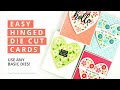 Easy Hinged Die Cut Cards - No Special Dies Needed!