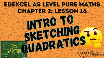 AS PURE MATHS EDEXCEL CHAPTER 2 LESSON 16 - Introduction to Sketching Quadratics
