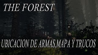 Gameplay THE FOREST | ESPAÑOL | MAPA,UBICACION DE ARMAS Y TRUCOS| PC HD | 1080P