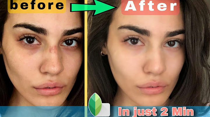 How to edit dark circles under eyes on iphone